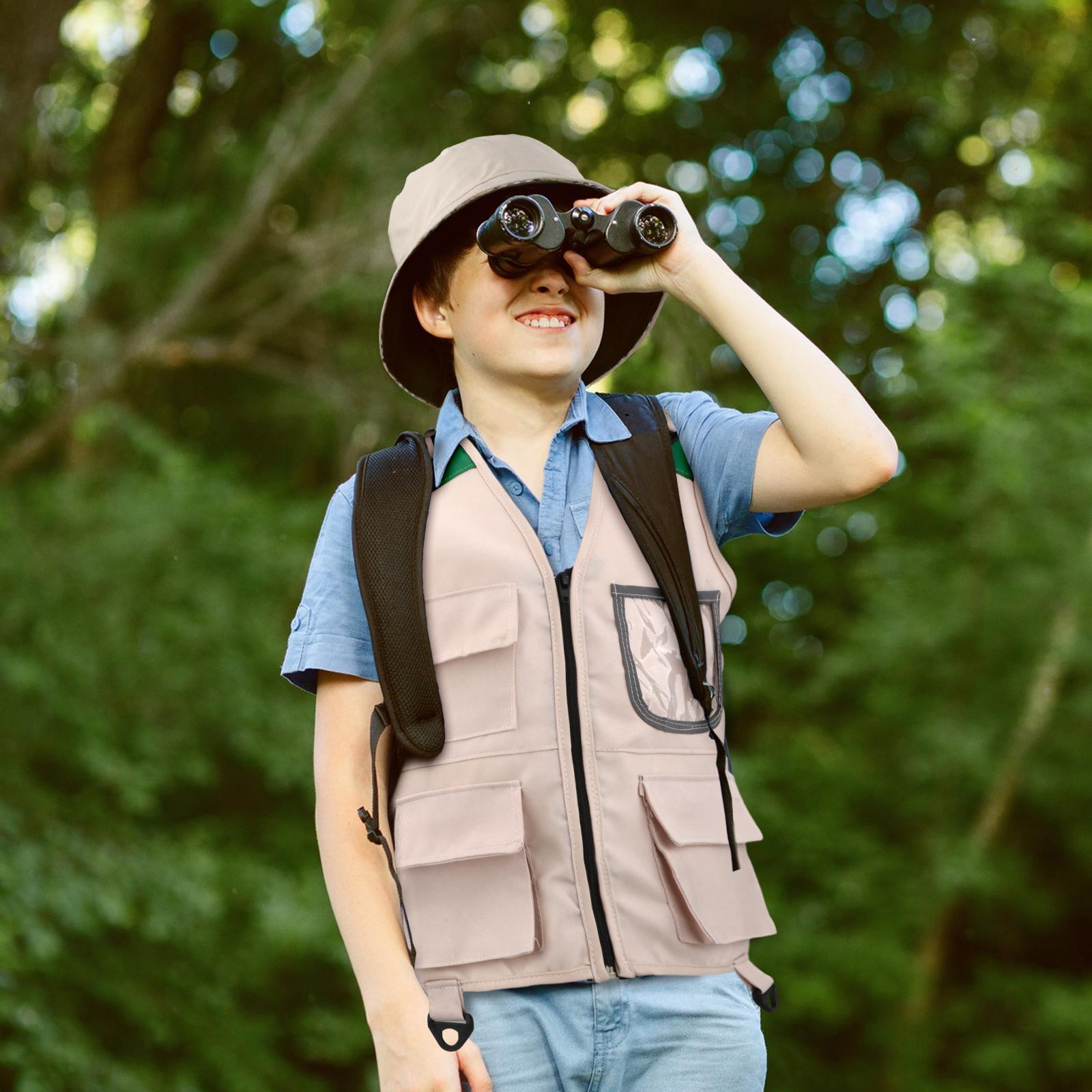 Zoo Outdoor Adventure Set - Outdoor-Abenteuer-Sets, Cargo-Weste und Hut für Zoo
