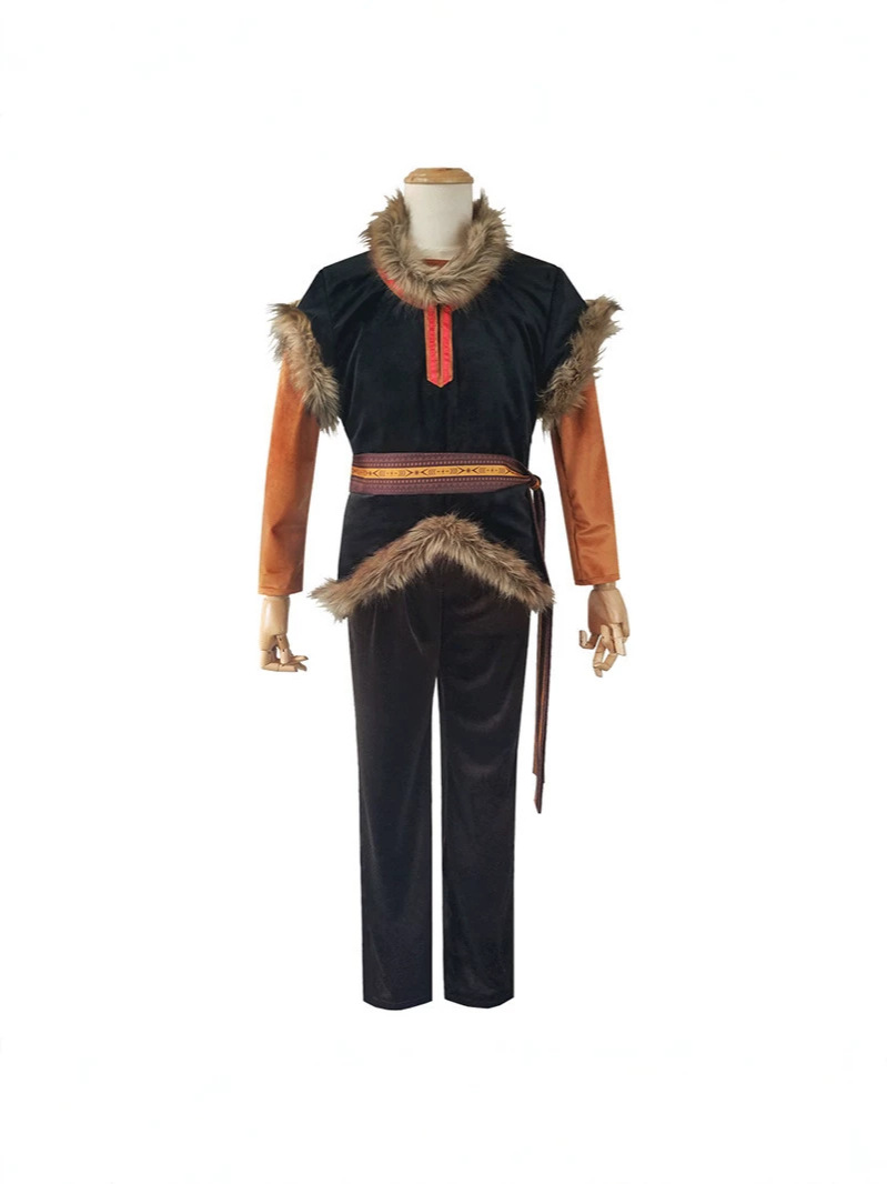 Outdoor Adventure Outfit - Die Eiskönigin 2 Kristoff Cosplay-Kostüm Khaki-Braun
