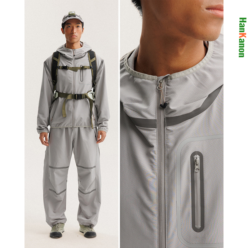 Outdoor Adventure Training - Leichte Unisex-Windschalenjacke für den Außenbereich: Wasserabweisender,