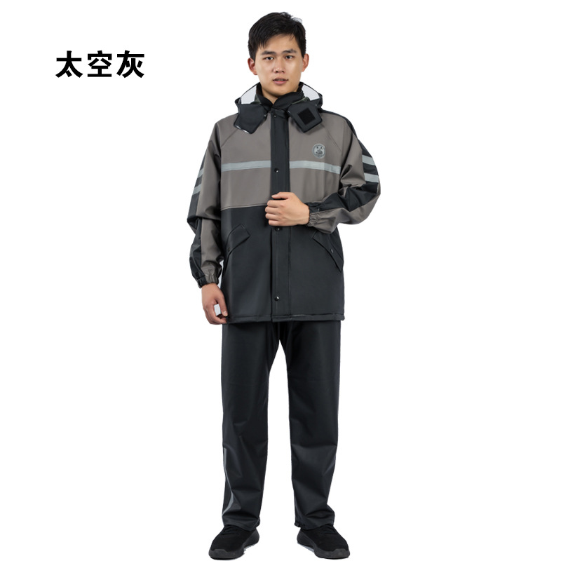 Outdoor Adventure Outfit - Zweiteiliger Regenanzug Wasserdichter Regenmantel und Hose