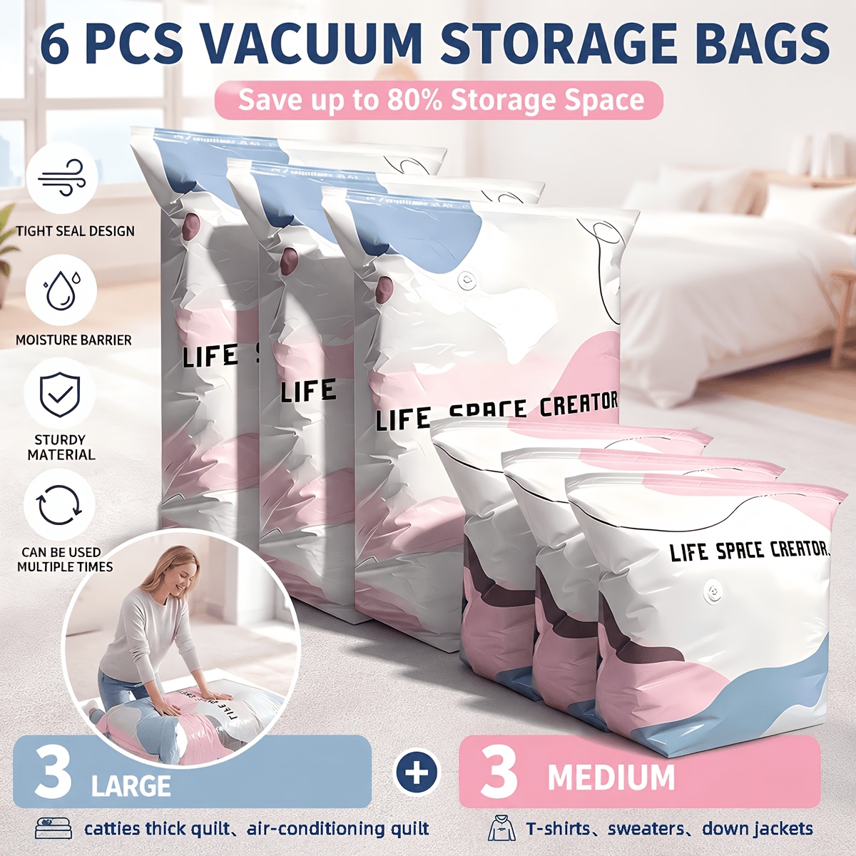 6er-Pack Hochleistungs-Vakuumb – Space Blanket Heavy Bewertung und Preis